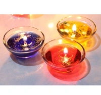 iHandikart Handicrafts Handmade wax Tealight Candles (Smokeless, Set of 3)  -  Multicolor, Wax, Pack of3